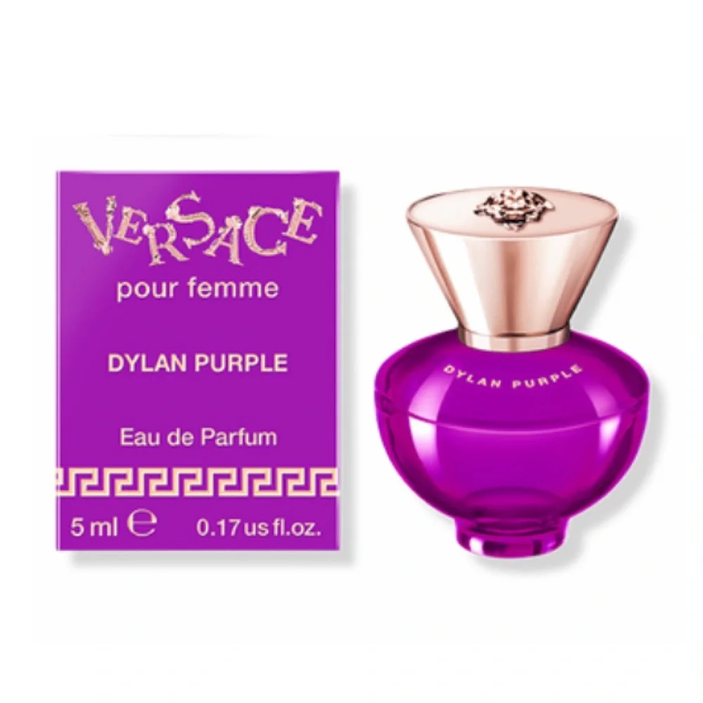 $12❤️🔥 Versace Dylan Purple Pour Femme EDP Mini Dabber🪻NEW IN BOX - Picture 1 of 4